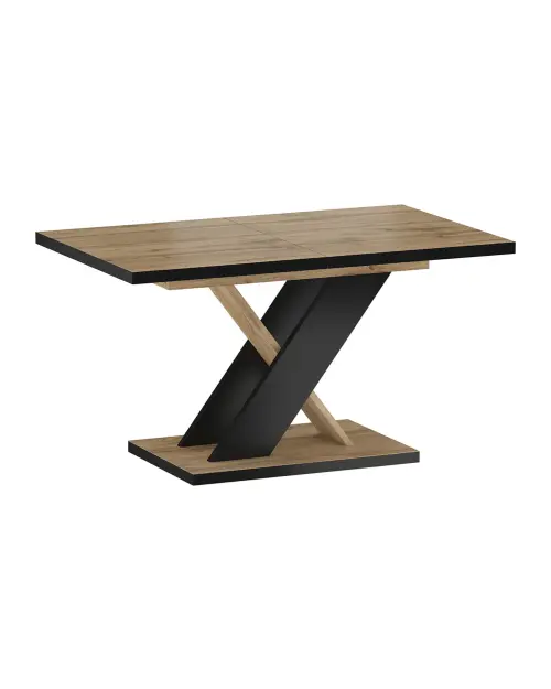 Extendable table Eryk 138/178x85 artisan oak/black