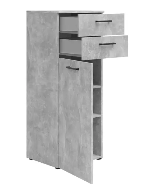 Cómoda MultiDo 45 cm con puertas y 2 cajones atelier claro