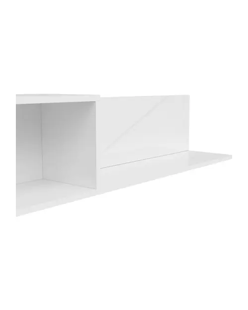 Estante de pared Forn 156 cm blanco brillo