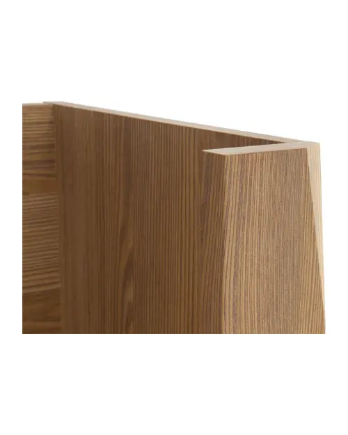 Estante de pared Bergen 156 cm alerce sibiu dorado