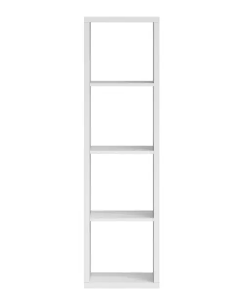 Estantería Style 41 cm con 4 estantes blanca