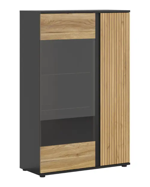 Vitrina Luen 95 cm roble tegola/roble mauvella