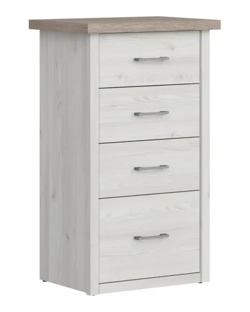 Cómoda Luca Baby 60 cm con 4 cajones alerce sibiu claro