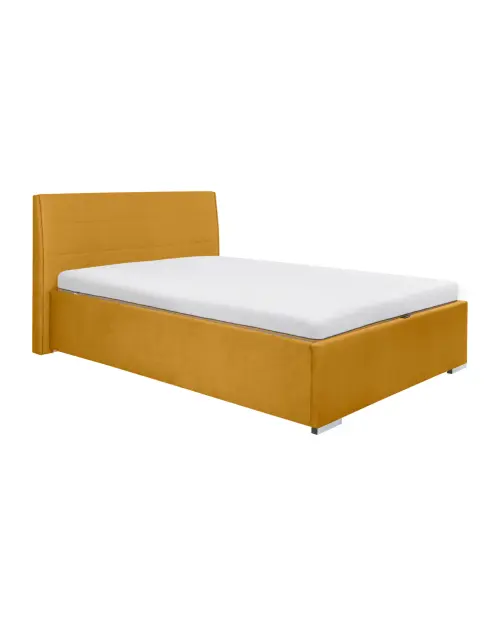 Ліжко м'яке Cosala III 140x200 жовте