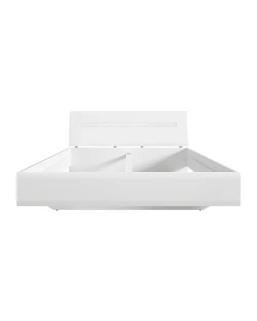 Cama Azteca Trio 160x200 blanco brillo