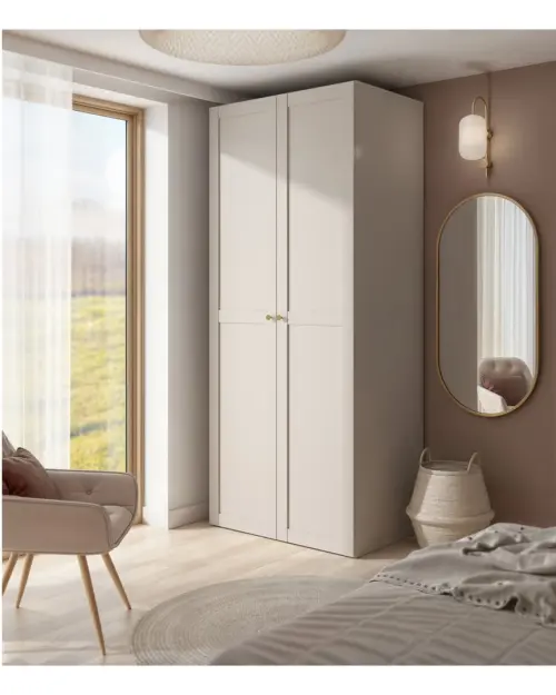 Шафа дводверна Flex 100 см кашемір