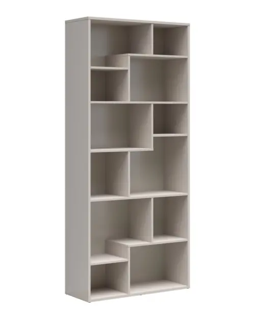 Estantería Tetrix 88 cm con 12 estantes cachemir