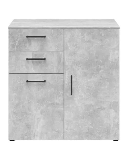 Cómoda MultiDo 80 cm con 2 puertas y 2 cajones atelier claro