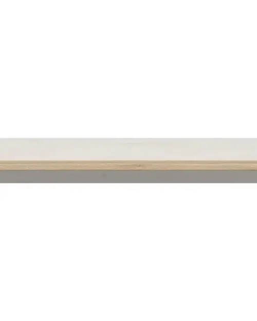 Estante de pared Loksa 143 cm pino andersen blanco/roble grandson