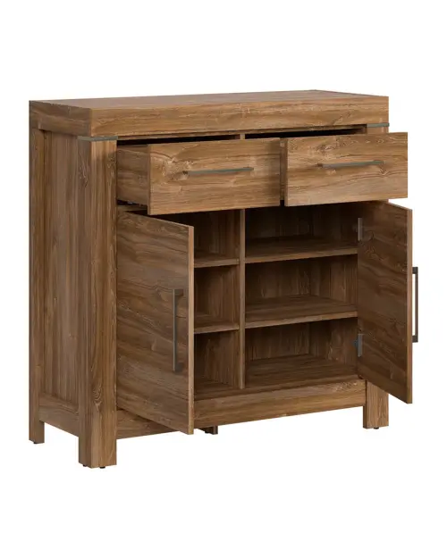 Cómoda Gent 101 cm con 2 puertas y 2 cajones roble stirling