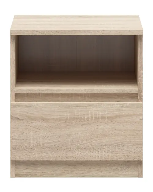 Mesita de noche Tetrix 45 cm con cajón roble sonoma
