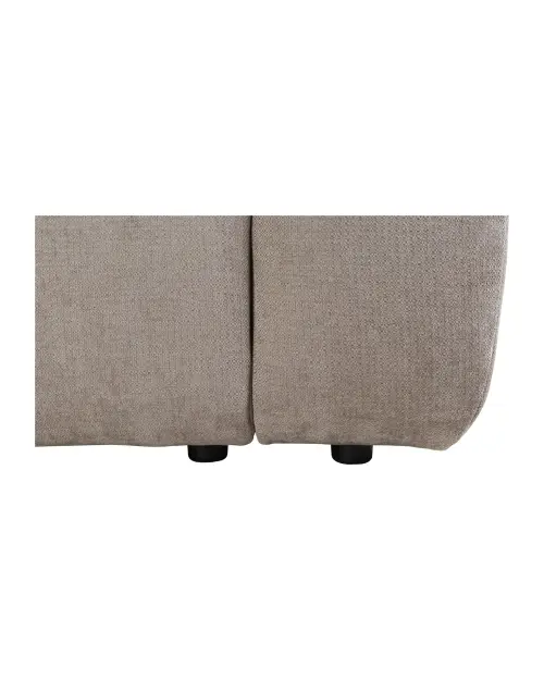 Угловой диван левосторонний Chill_Me раскладной с ящиком шенилловый коричневый