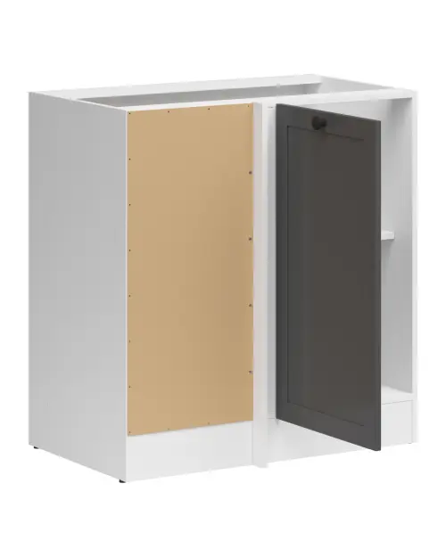 Szafka kuchenna dolna narożna Junona Line lewa grafit do narożnika 100x60 cm