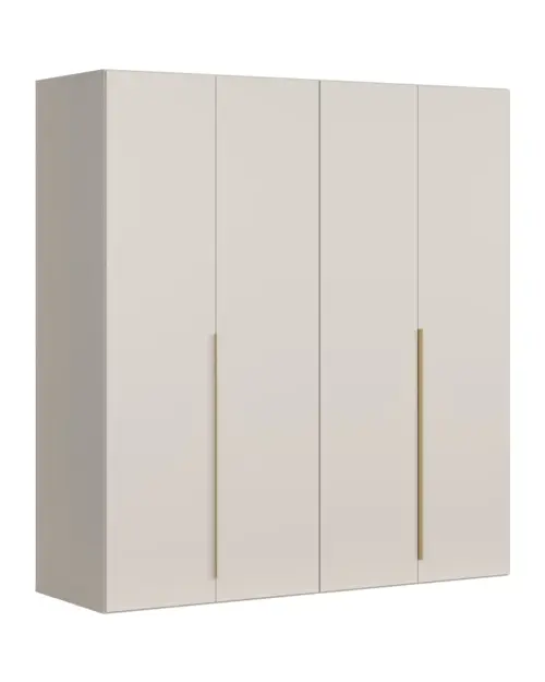 Шафа чотиридверна Flex 200 см кашемір