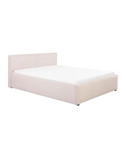 Cama tapizada Nedin 160x200 beige