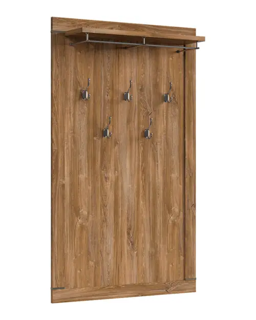 Perchero de pared para el recibidor Gent roble sonoma