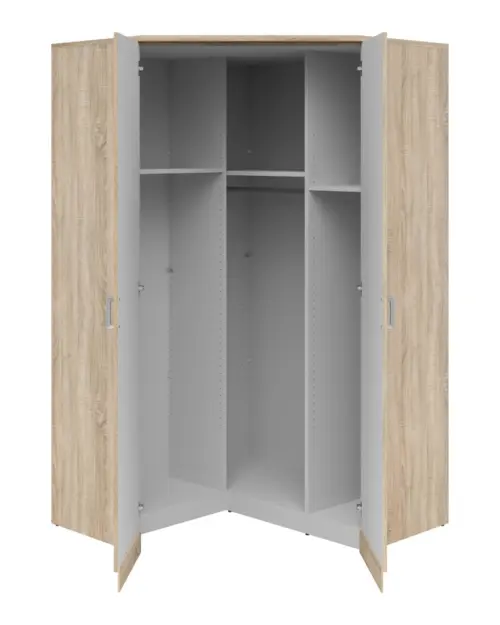 Armario de esquina Brando 117x117 cm roble sonoma