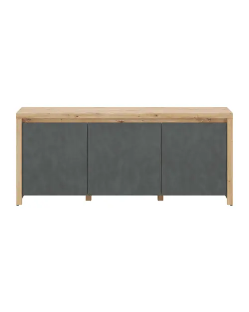 Mueble RTV  Larios 143 cm 3 puertas roble artisan/matera