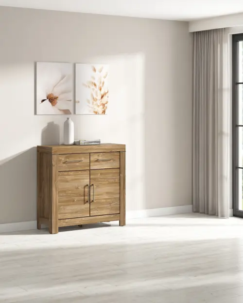 Cómoda Gent 101 cm con 2 puertas y 2 cajones roble stirling