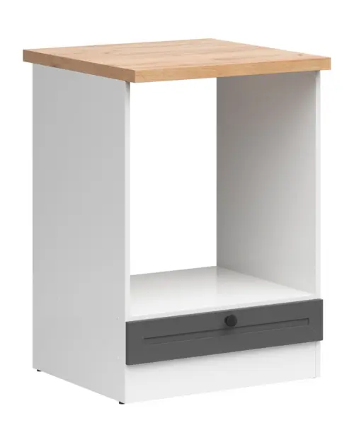 Mueble de cocina para horno Junona Line 60 cm grafito con encimera
