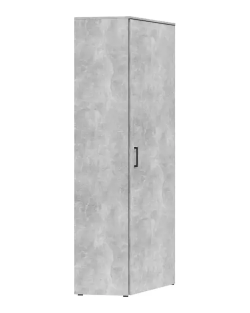 Estantería de esquina MultiDo 71,5x71,5 cm con puertas atelier claro