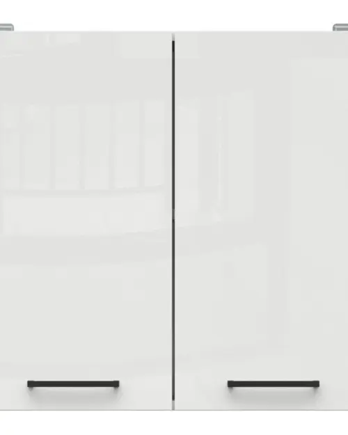 Armario de cocina superior Junona Line 60 cm de dos puertas brillo tiza