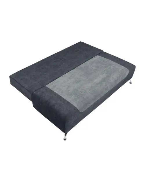 Three-seater sofa bed Daria III with storage velvet grey