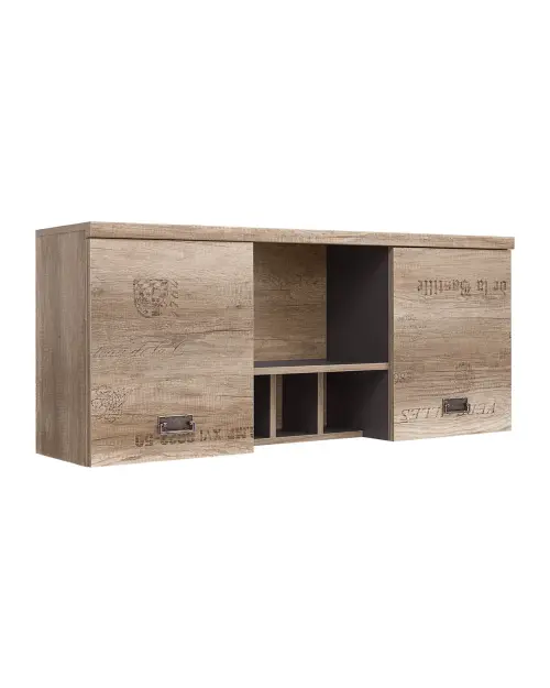 Armario colgante Malcolm 120 cm con puertas roble canyon monument
