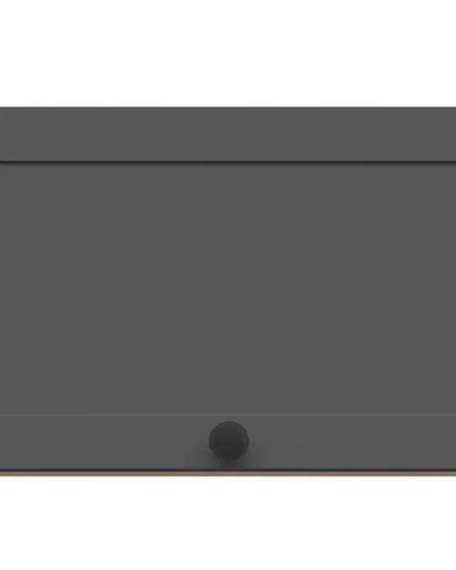 Armario de cocina superior Junona Line 60 cm sobre campana roble bernstein/grafito