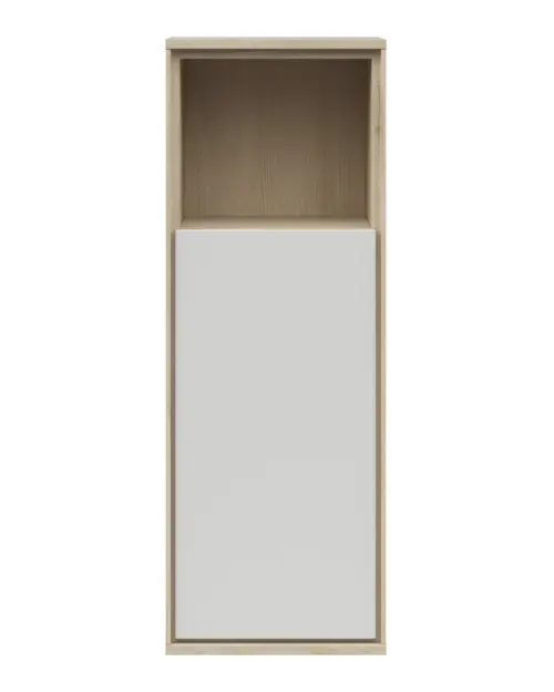 Armario suspendido Ema 36 cm con puerta y estante nogal jackson hickory/gris claro