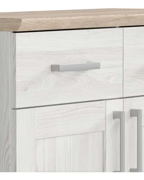 Cómoda Romance 96 cm con 2 puertas y 2 cajones alerce sibiu claro