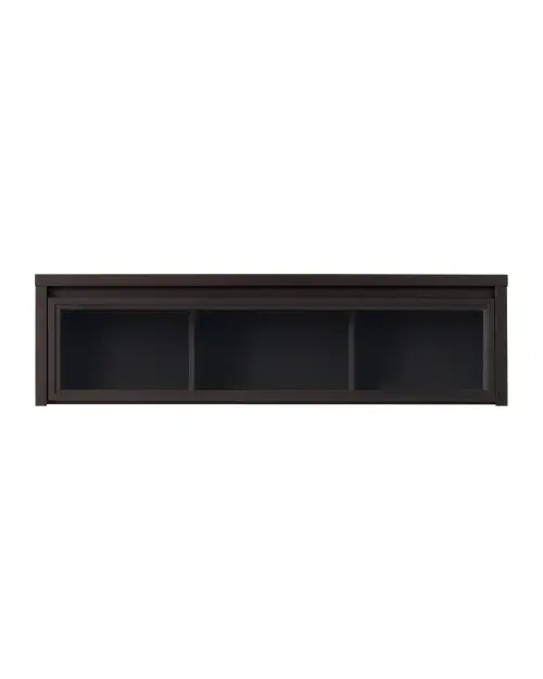 Vitrina suspendida Kaspian 144 cm con puertas wenge