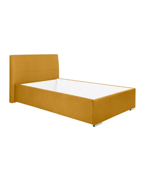 Upholstered bed Cosala III 120x200 yellow