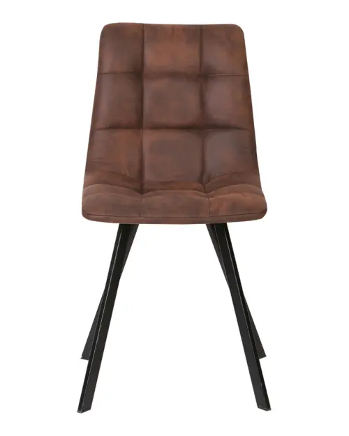 Silla tapizada Rubi marrón