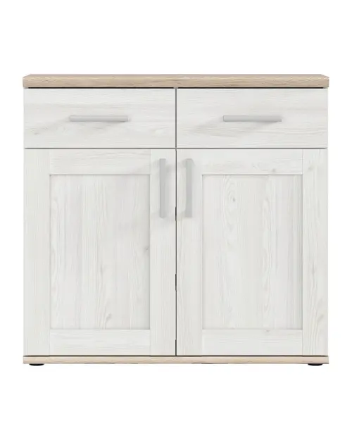 Cómoda Romance 96 cm con 2 puertas y 2 cajones alerce sibiu claro