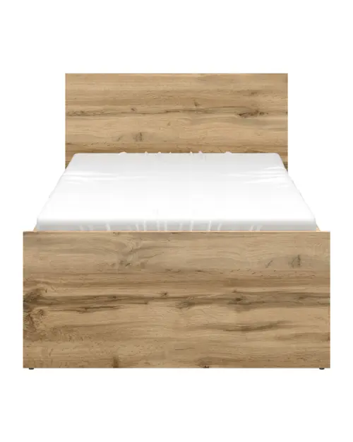 Cama Zele 90x200 roble wotan