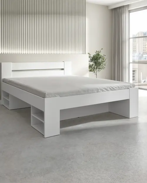 Cama Nepo Plus 160x200 blanca