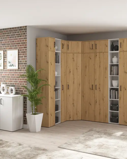 Armario MultiDo 80 cm de dos puertas atelier claro