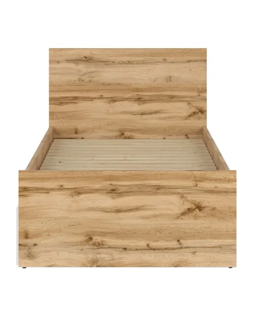 Cama Nuis 90x200 roble wotan