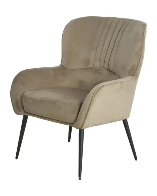 Sillón orejero Samon beige
