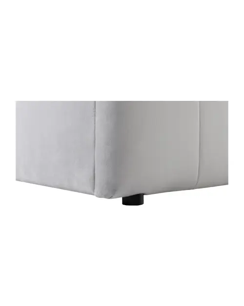 Cama tapizada Lones 160x200 gris