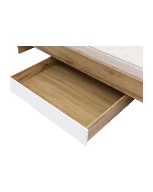 Cama Zele 90x200 roble wotan