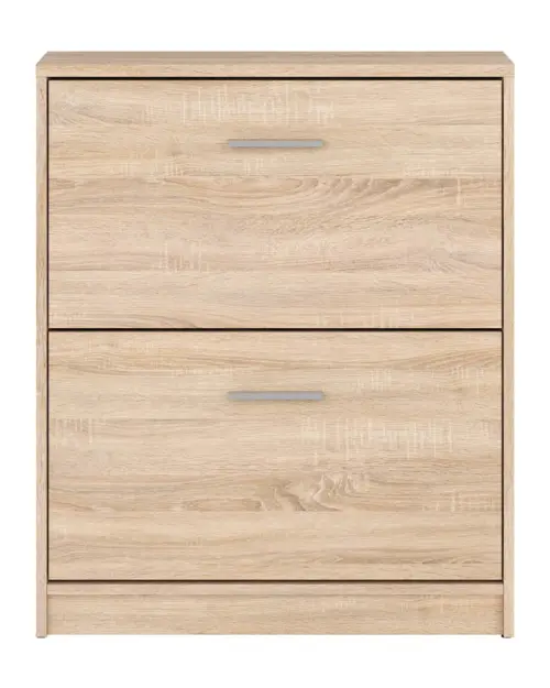 Zapatero Nepo Plus 70 cm con 2 puertas roble sonoma