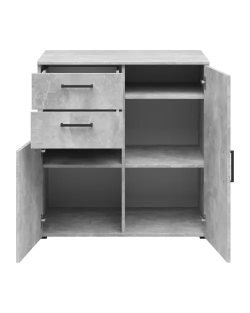 Cómoda MultiDo 80 cm con 2 puertas y 2 cajones atelier claro