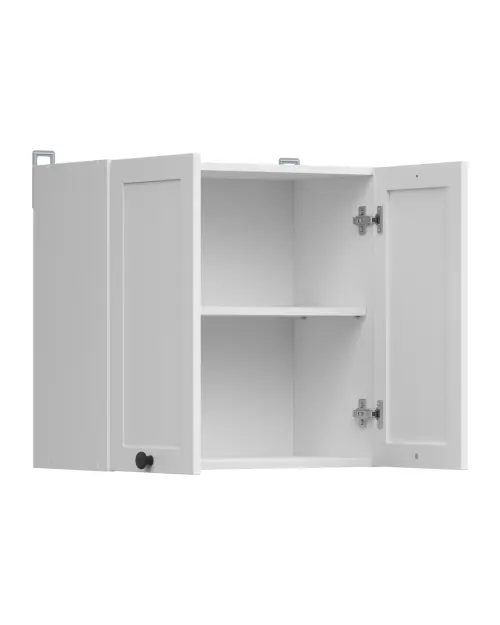 Szafka kuchenna górna Junona Line 60 cm dwudrzwiowa biała