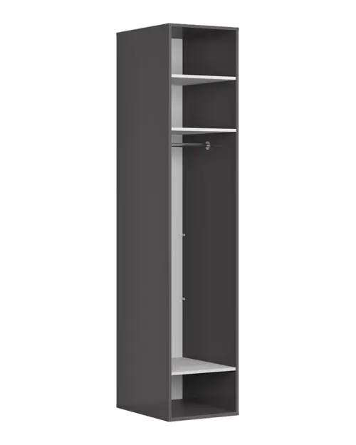Armario de una puerta Flex 50 cm grafito