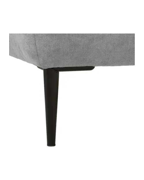 Sofá rinconera universal Ponty convertible con arcón gris