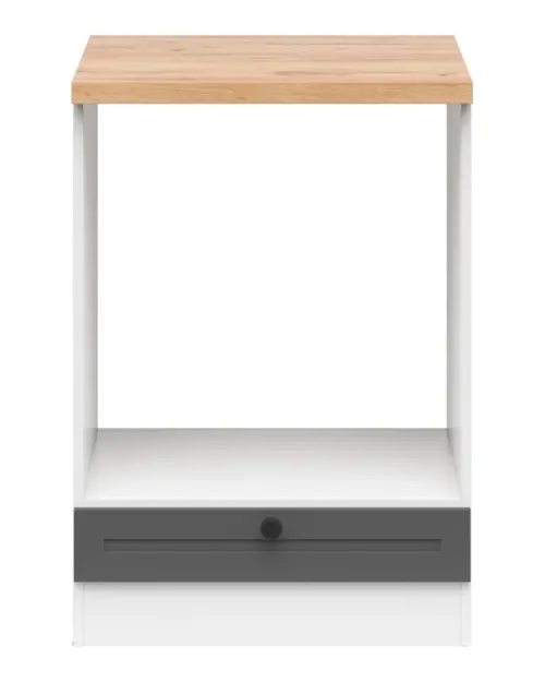 Mueble de cocina para horno Junona Line 60 cm grafito con encimera