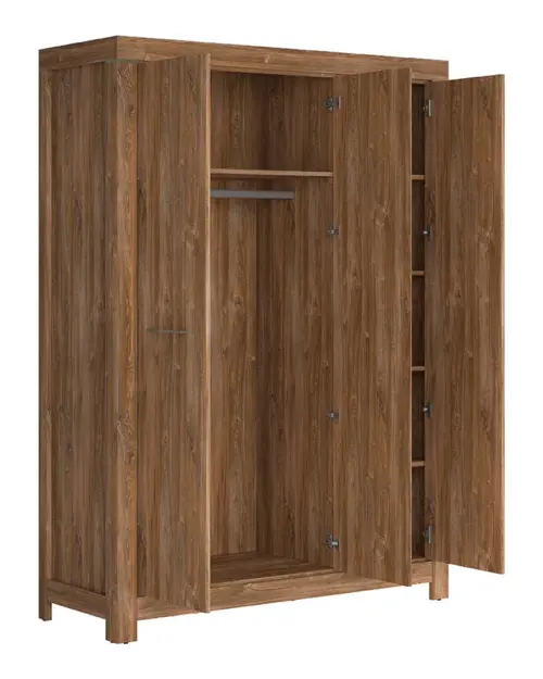 Armario de tres puertas Gent 150 cm roble stirling