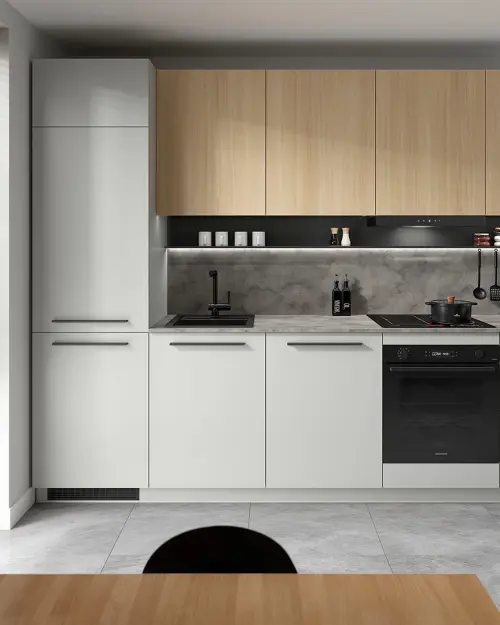 Panel de pared encimera Milino 225 cm pizarra arosa oscuro